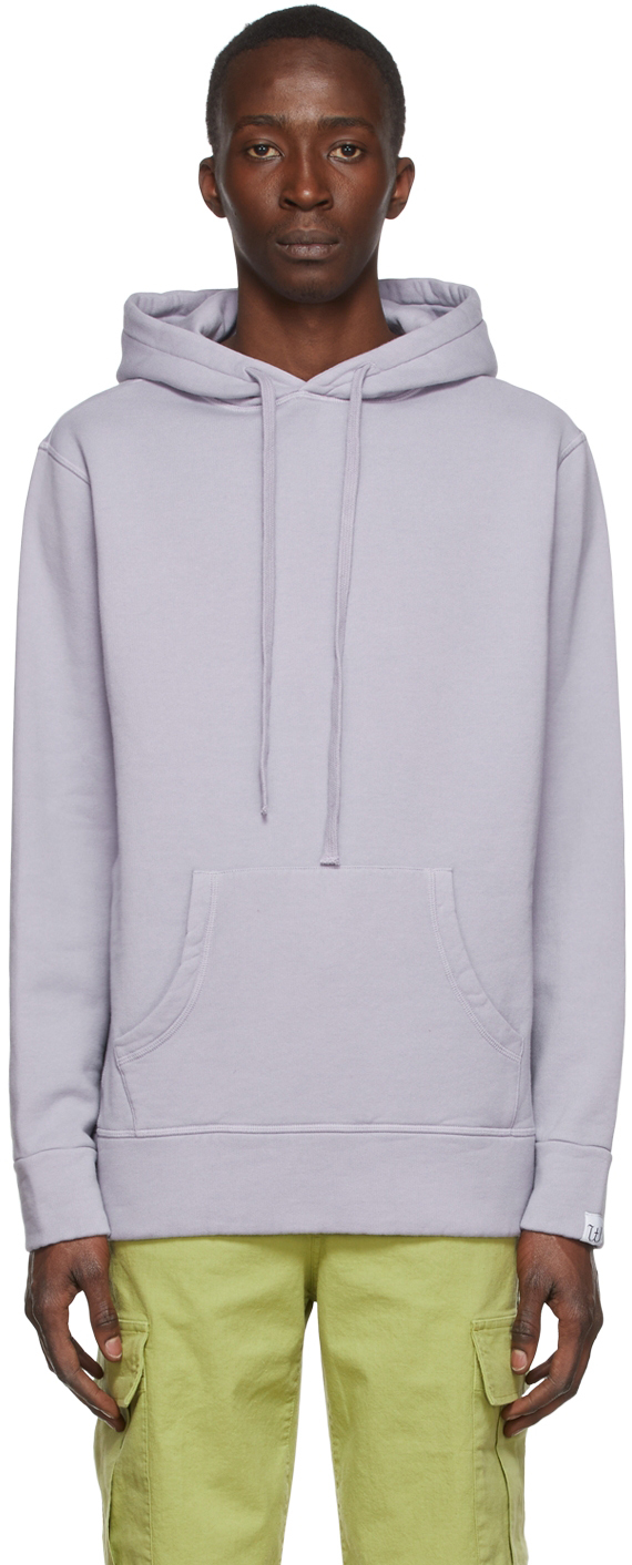 Purple Cotton Hoodie