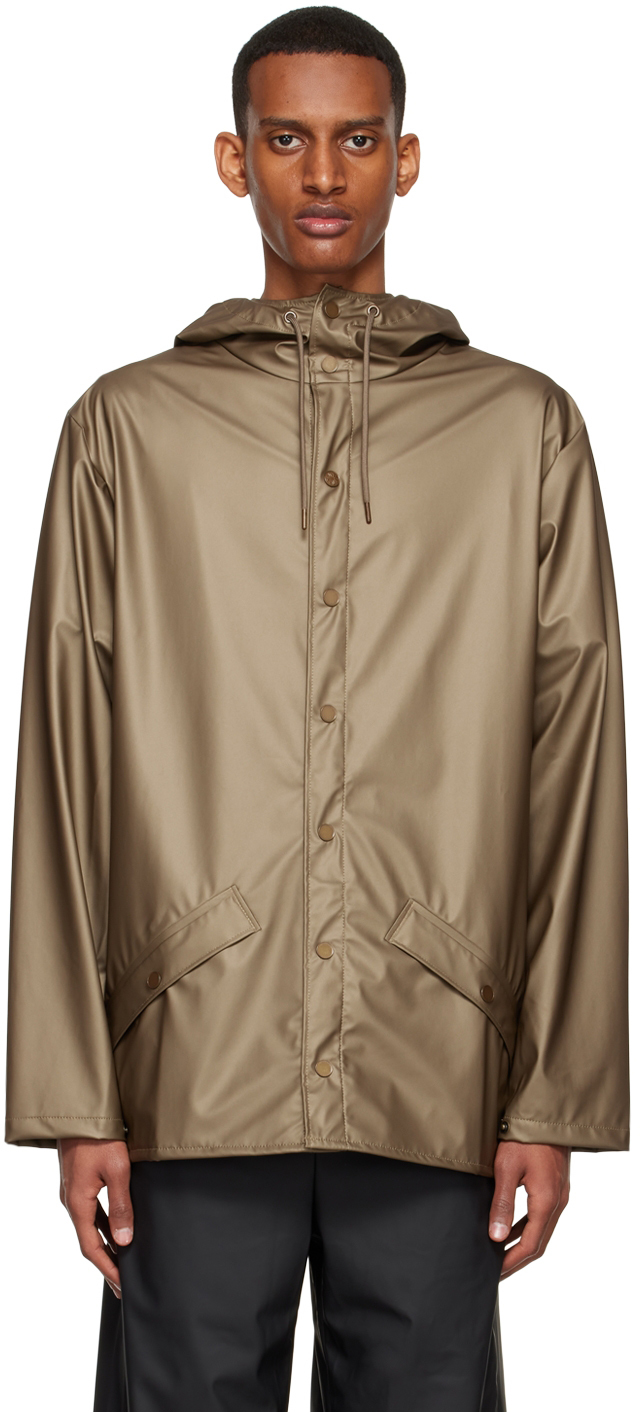 RAINS Bronze Polyester Jacket