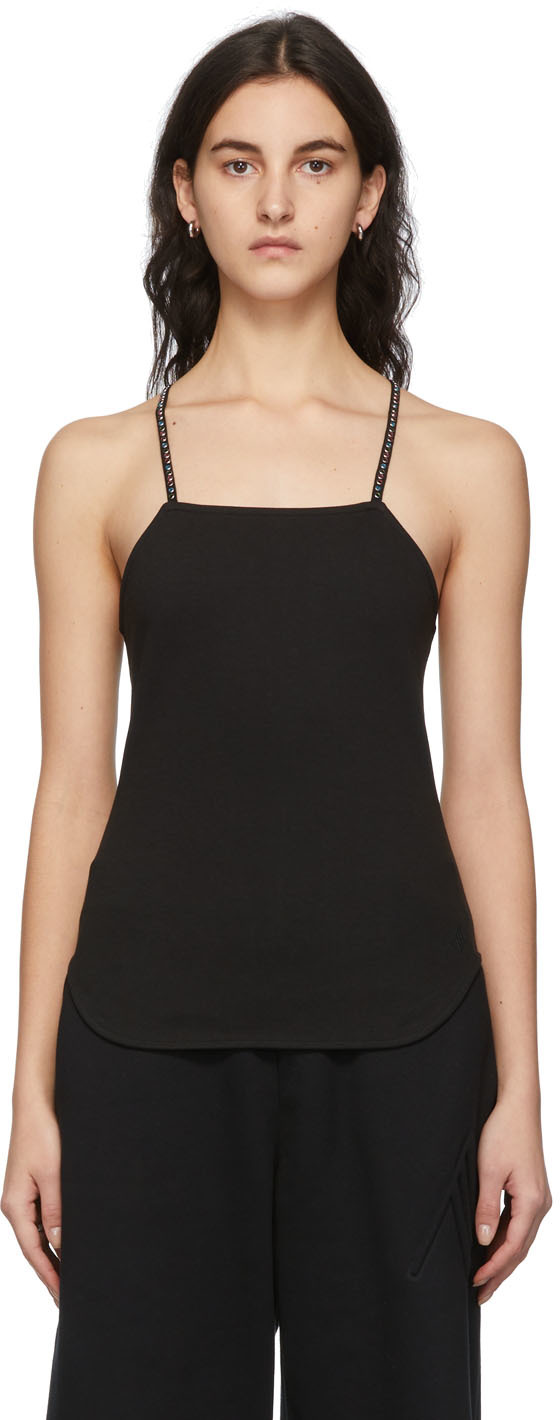 Black 'Fujiko' Tank Top by The Attico on Sale