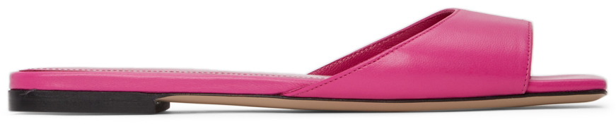 The Attico Pink Devon Flat Sandals