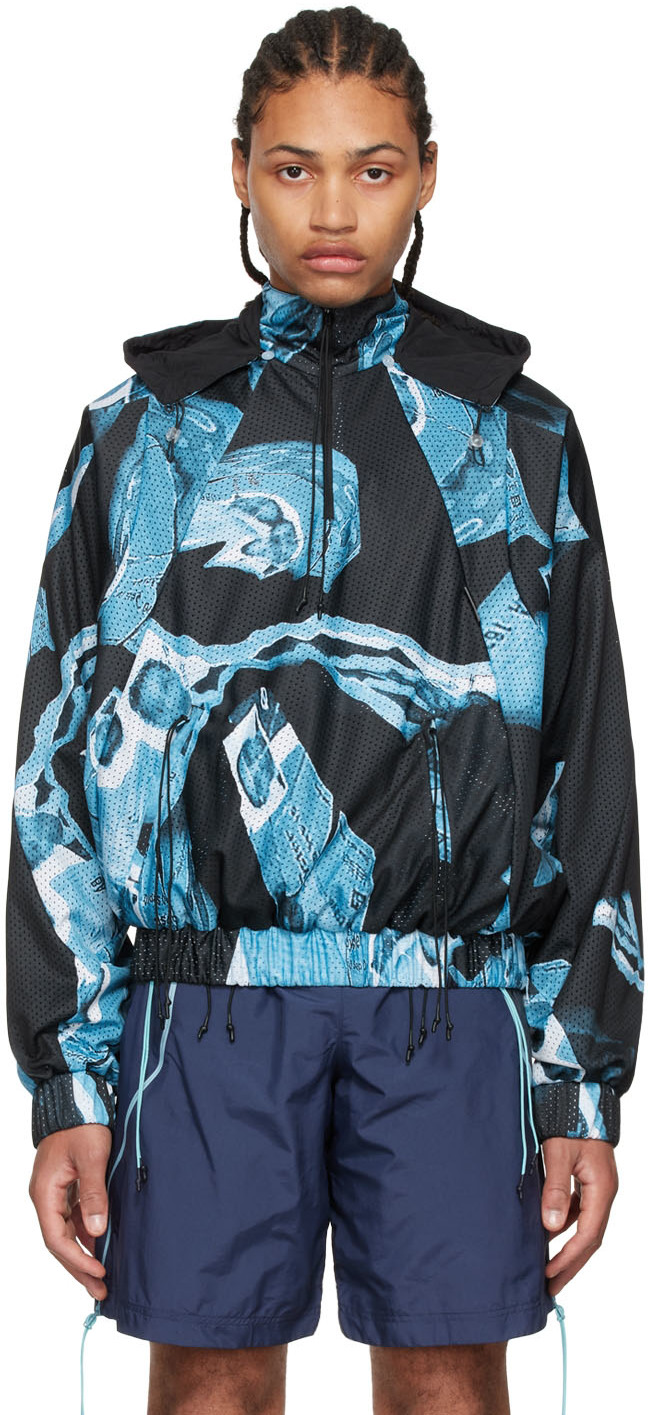 Blue Nylon Jacket