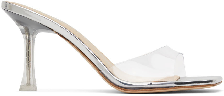 Magda Butrym Silver & Transparent Estonia Heeled Sandals