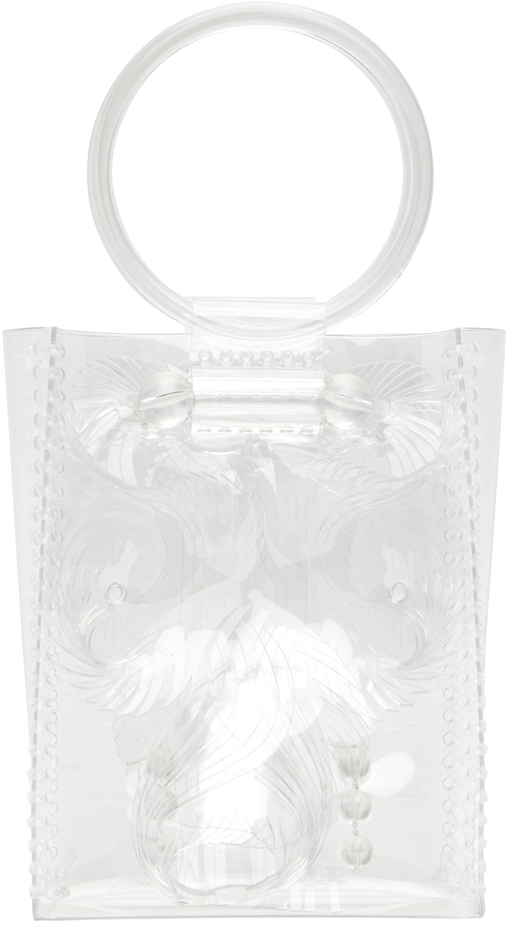 Mame Kurogouchi Transparent Sculptural Mini Handle Bag
