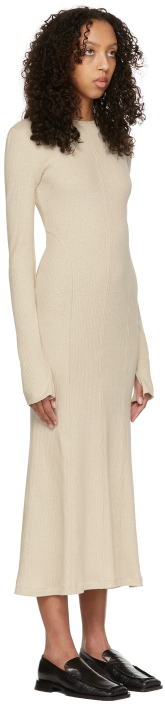 Mame Kurogouchi Navy Cotton Midi Dress | Smart Closet