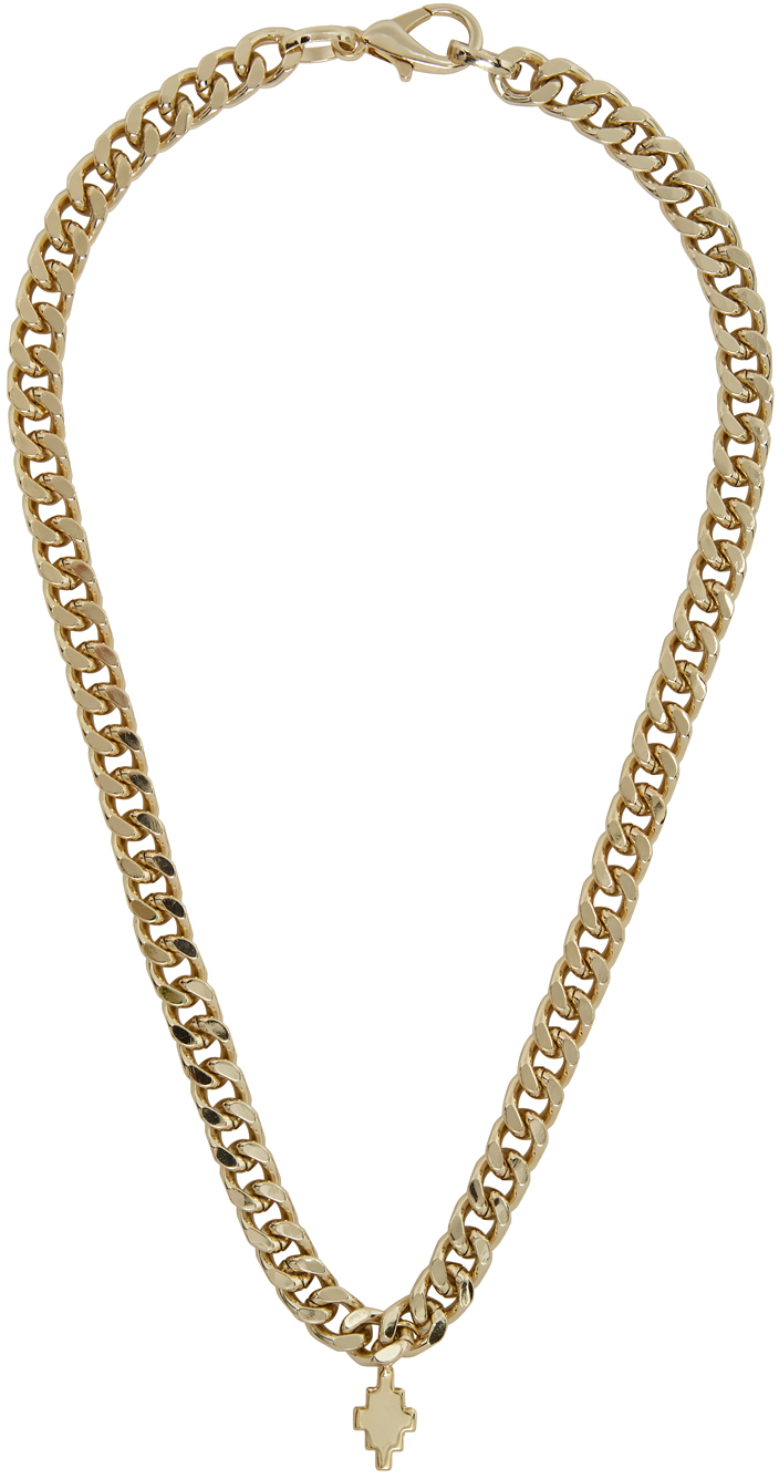 Marcelo Burlon County of Milan Gold Cross Chain Necklace