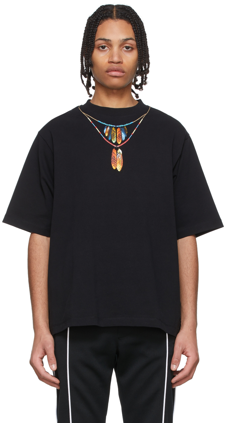 Black Feathers Necklace T-Shirt