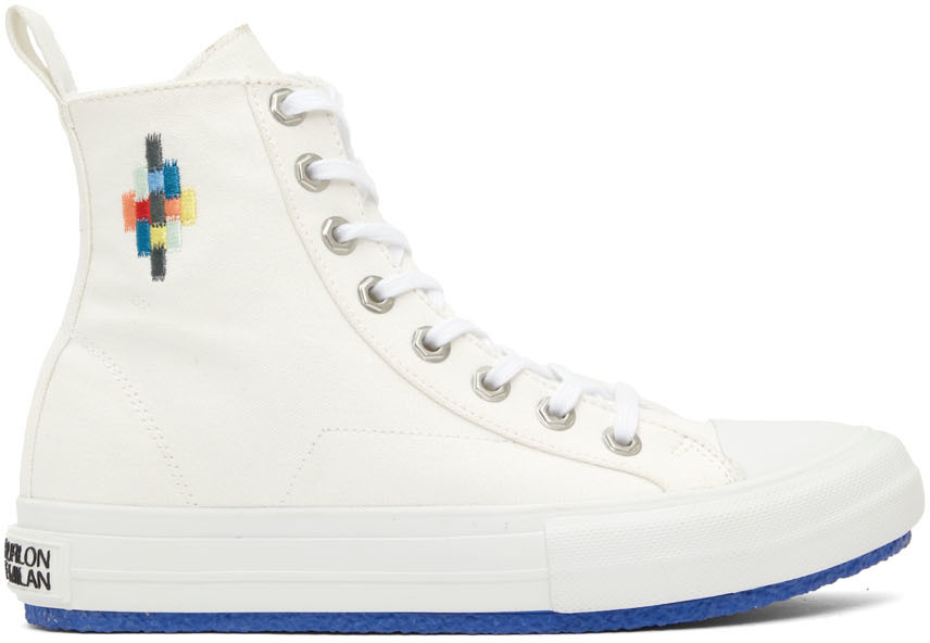 White Cross Vulcanized Sneakers