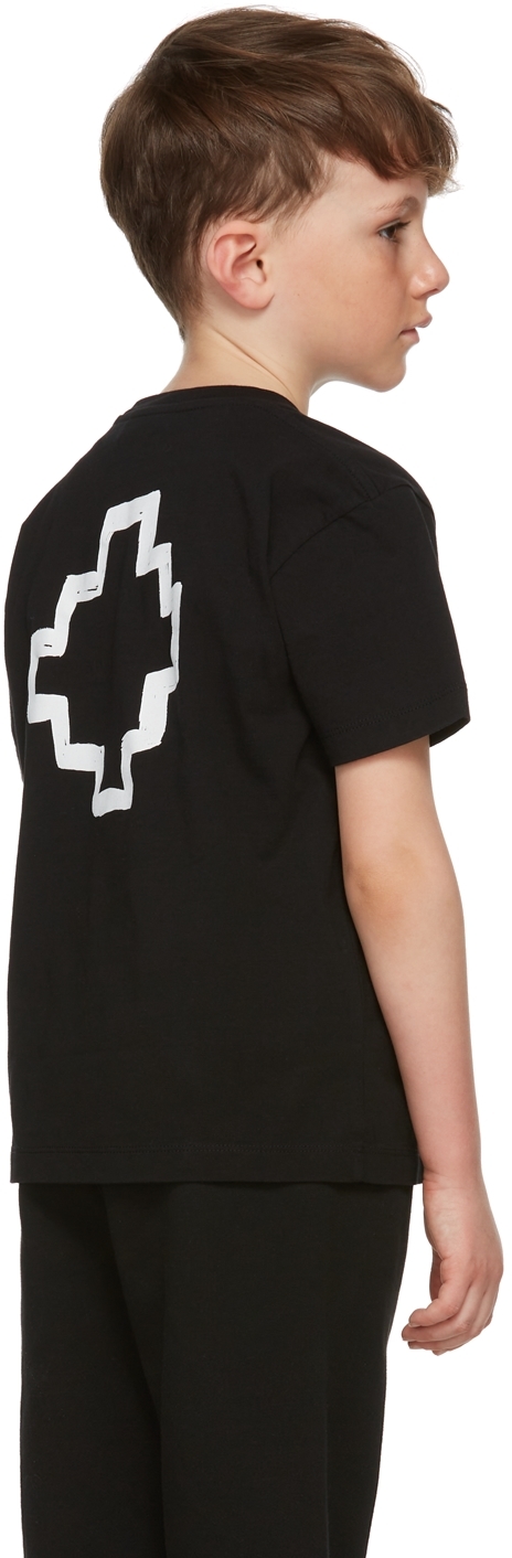 Marcelo Burlon County Of Milan Chest Logo-print T-shirt In Black White