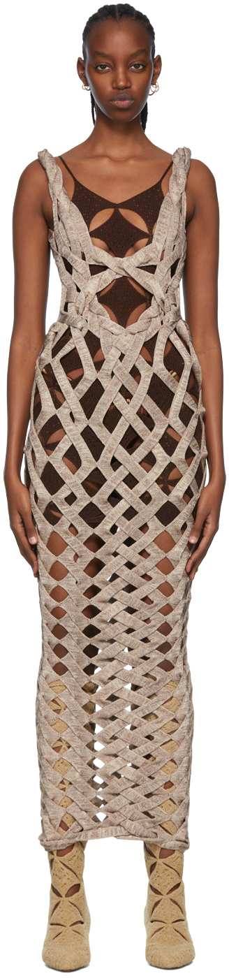 white christmas dresses ISA Boulder Woven Tank Dress SS22K32 S main image 0