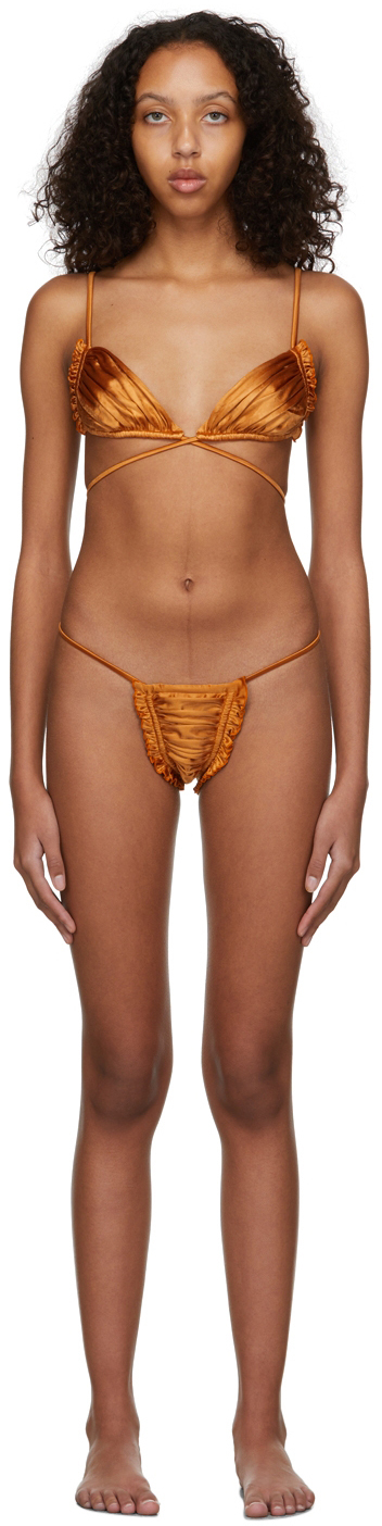 Isa Boulder Orange Petal Bikini