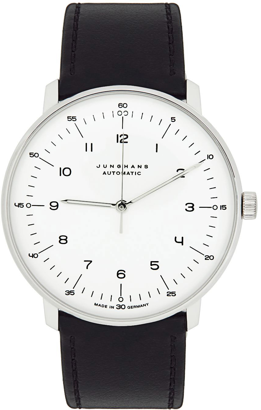 Junghans Black & Silver Max Bill Automatic Watch