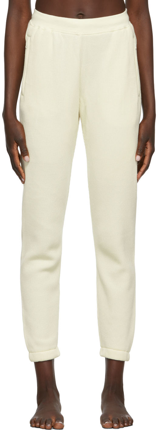 Off-White Waffle Jogger Lounge Pants by SKIMS on Sale