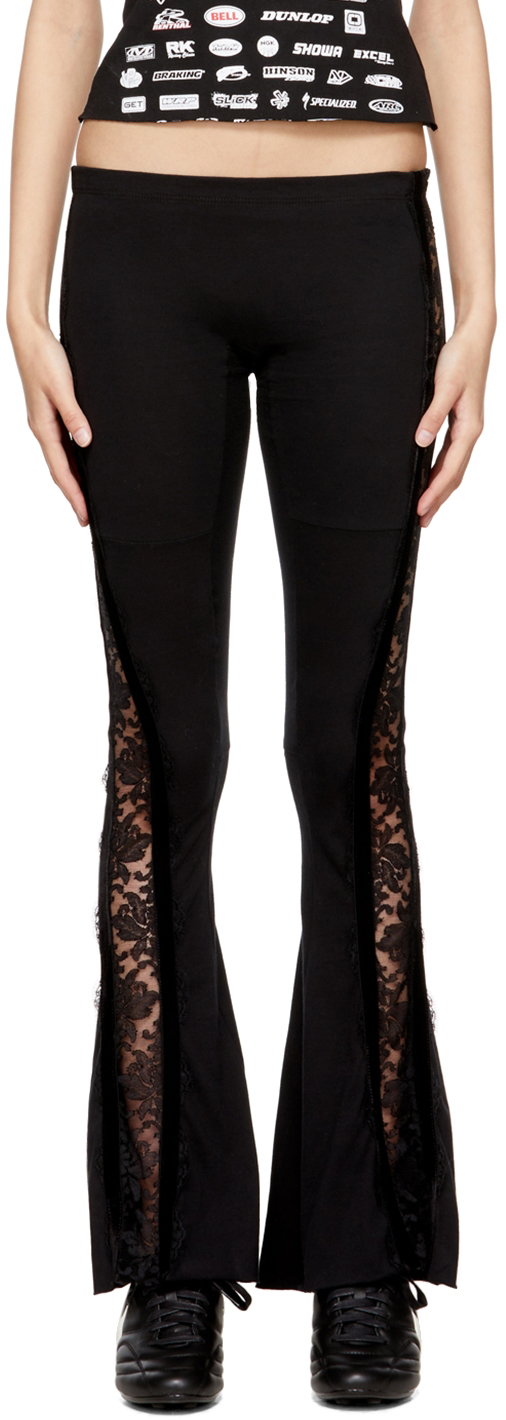 Mimi Wade Black Cotton Trousers