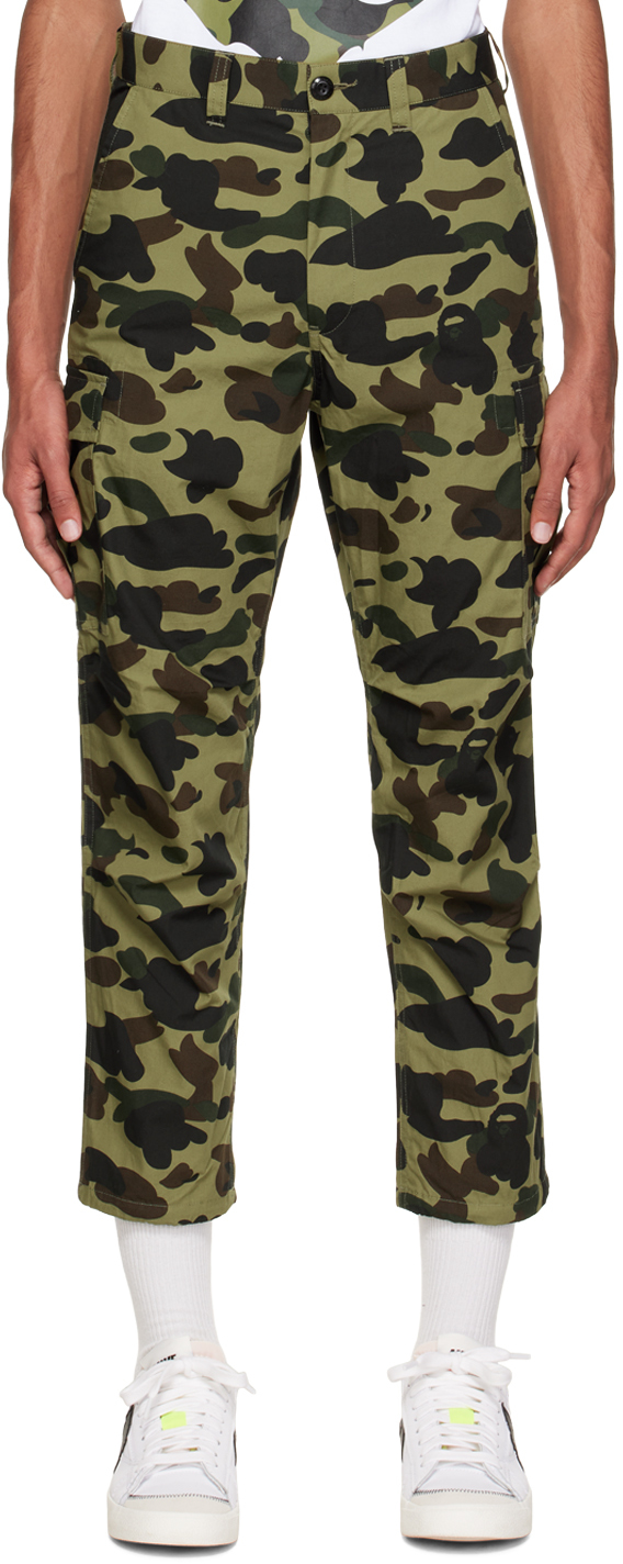 Mens Fort Cargo Multipocket Plain & Camo Work Trousers with Removable Drawstring 