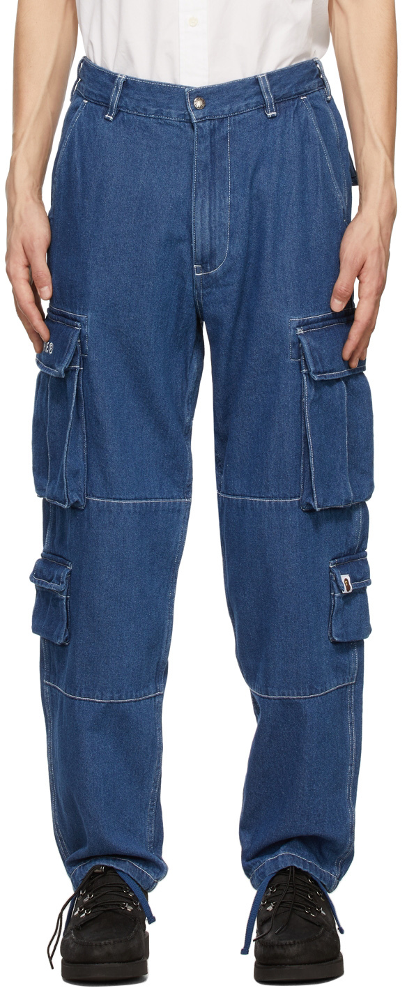 denim cargo pants