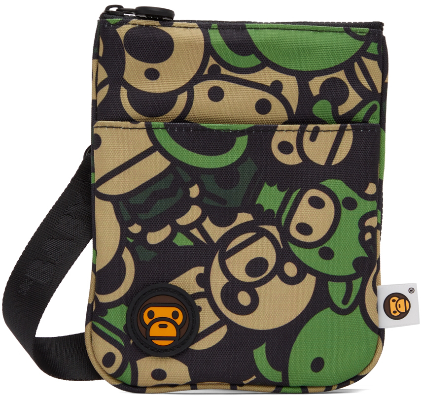 Bape Green Baby Milo Messenger Bag In Grz Green