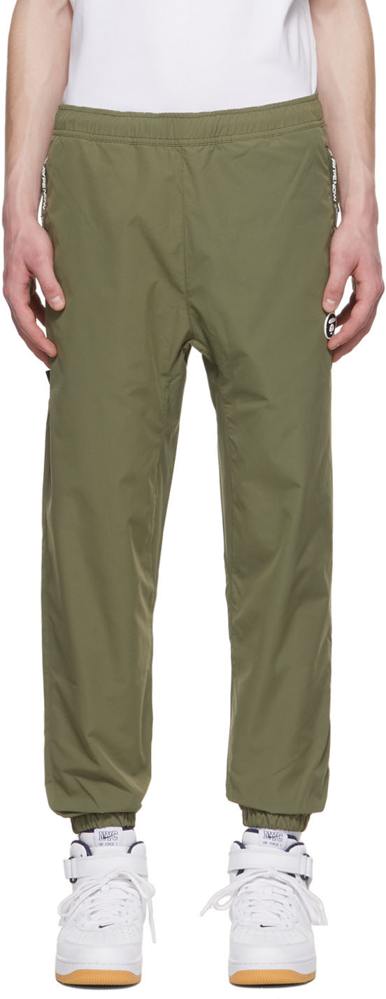 AAPE by A Bathing Ape Green Polyester Lounge Pants