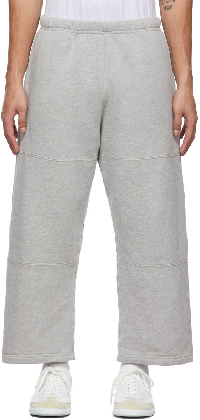 Grey Gaucho Lounge Pants by Les Tien on Sale