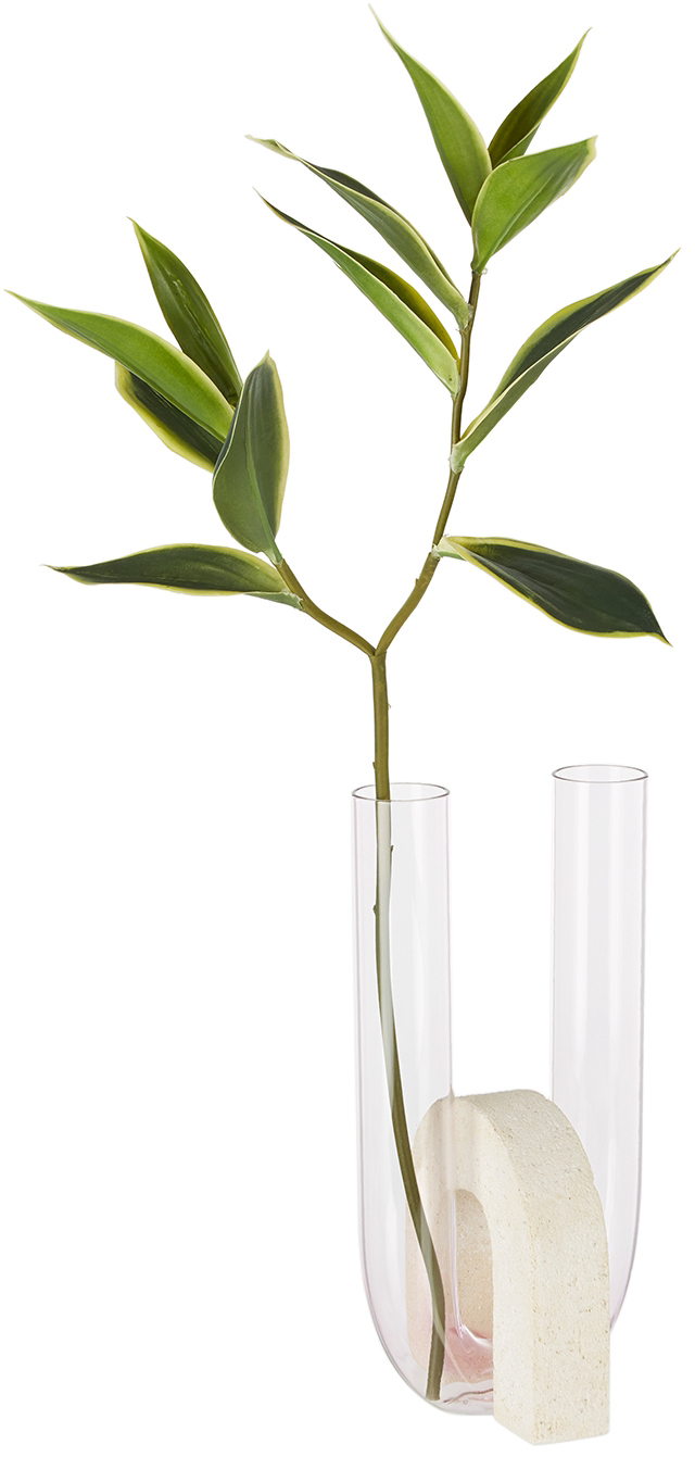 Coki Pink Cochlea Della Liberazione Vase In Pink Glass