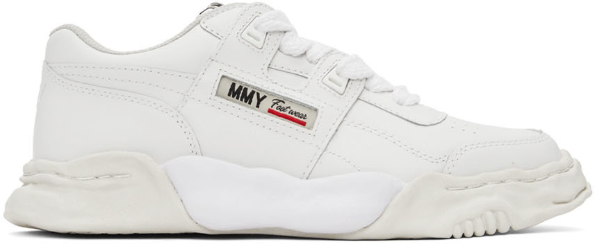 Miharayasuhiro White OG Sole Leather Parker Sneakers