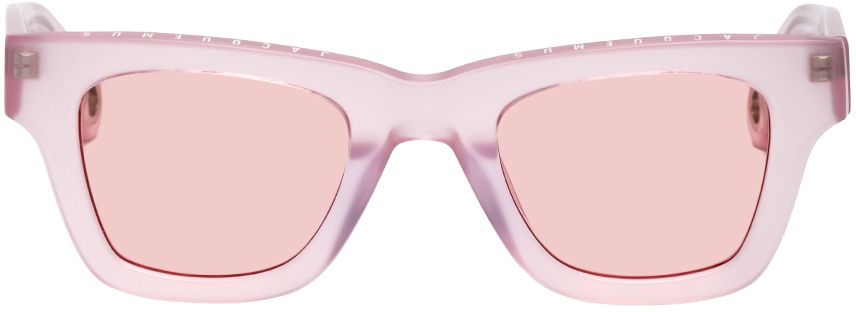 Jacquemus Pink 'Les Lunettes Nocio' Sunglasses