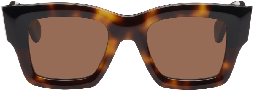 Jacquemus Tortoiseshell 'Les Lunettes Baci' Sunglasses