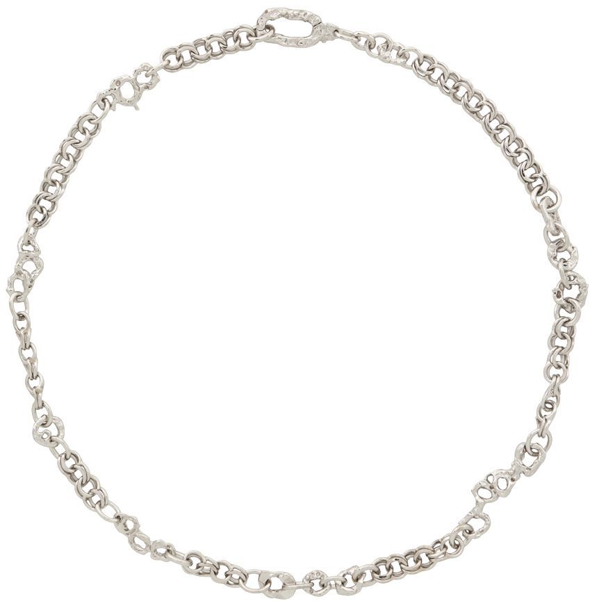 Vasiliki: Silver Orthodox Necklace | SSENSE