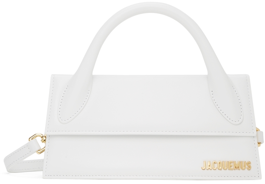 Jacquemus Le Chiquito Long Tote Bag In White | ModeSens