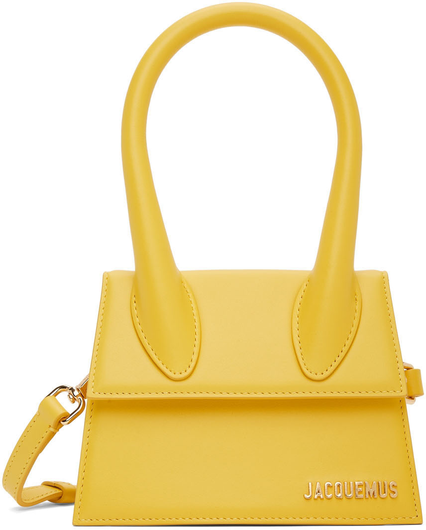 Jacquemus Yellow 'Le Chiquito Moyen' Bag