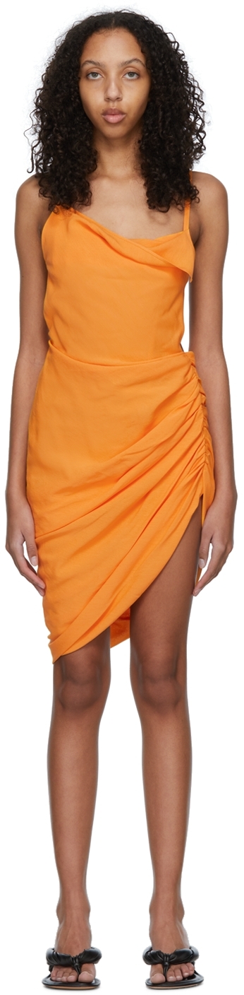 Jacquemus Orange 'La Robe Saudade' Mini Dress