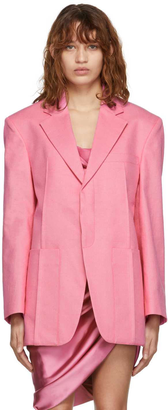 jacquemus white blazer