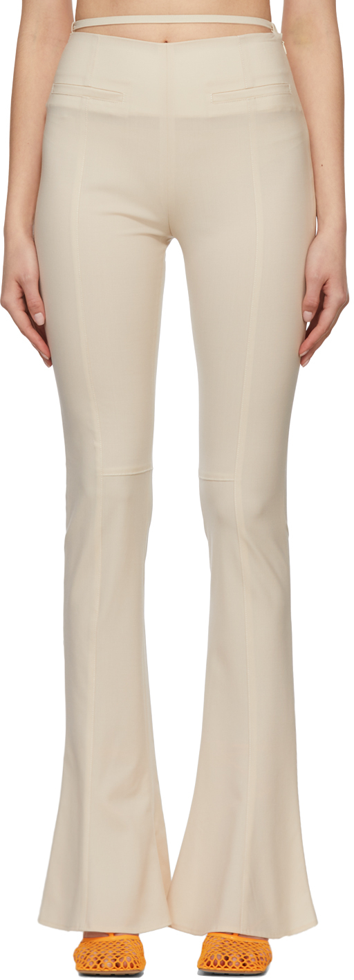 Jacquemus Off-White 'Le Pantalon Tangelo' Trousers