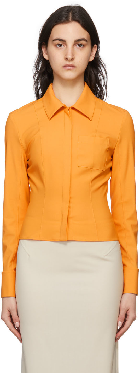 Jacquemus Orange 'La Chemise Pina' Shirt