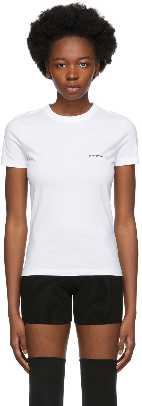 Jacquemus White 'Le T-Shirt Jacquemus' T-Shirt