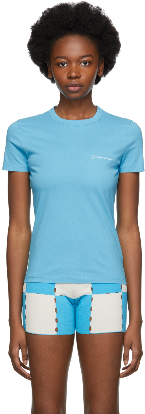 Jacquemus Blue 'Le T-Shirt Jacquemus' T-Shirt