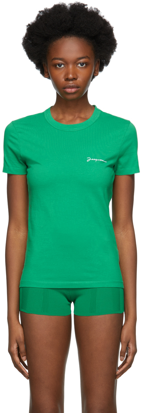 Jacquemus Green 'Le T-Shirt Jacquemus' T-Shirt