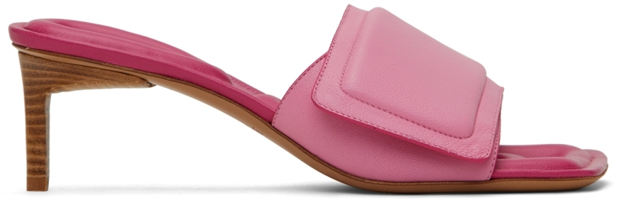 Pink 'Les Mules Piscine' Sandals
