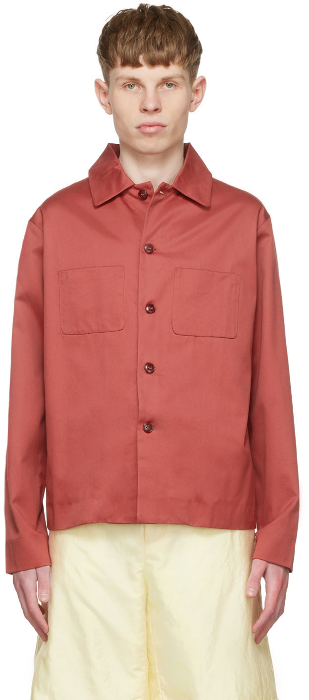 Carlota Barrera Red Cotton Jacket