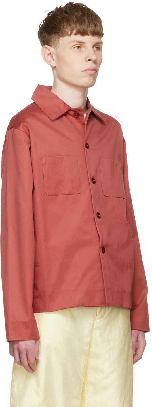 CARLOTA BARRERA RED COTTON JACKET 