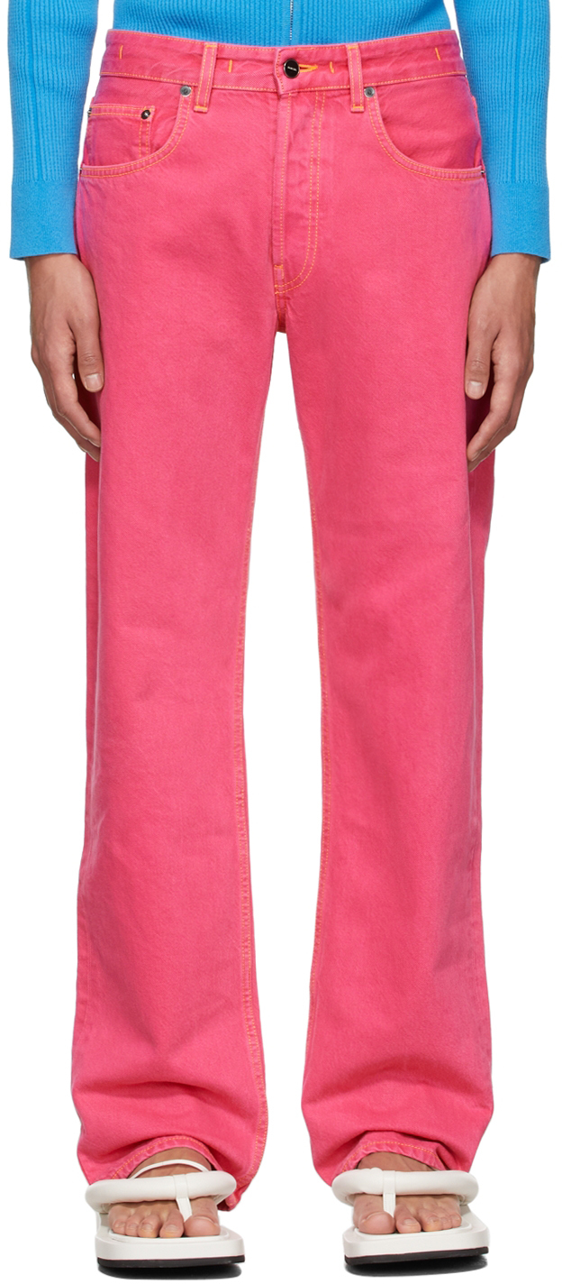 Jacquemus Beige Le Splash 'Le De Nîmes Fresa' Jeans | Smart Closet