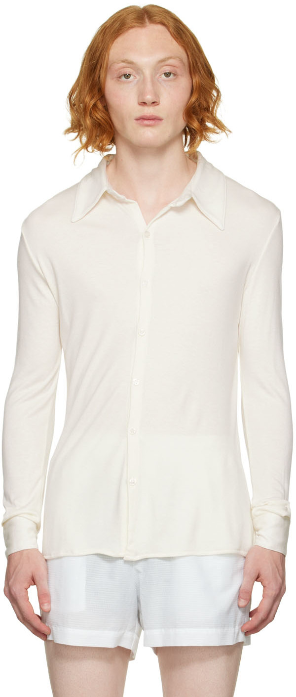 Carlota Barrera Off-White Modal Shirt