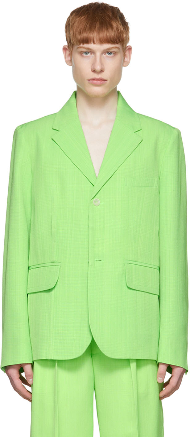 Le Blouson Valensole Tie Dye Jacket in Green - Jacquemus
