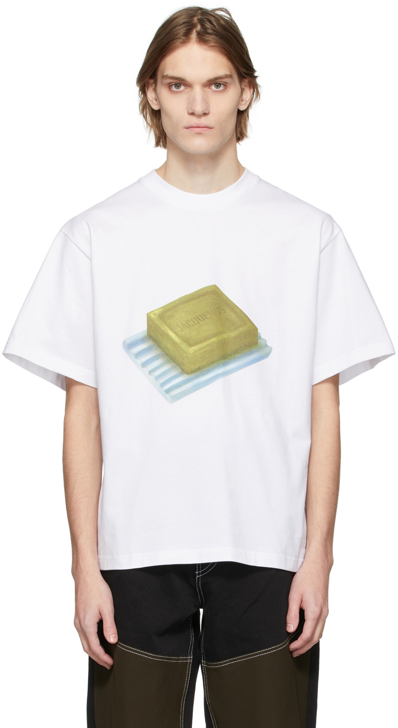 Jacquemus White 'Le T-Shirt Savon' T-Shirt