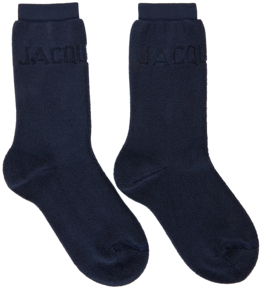 Jacquemus Navy 'Les Chaussettes Bagnu' Socks
