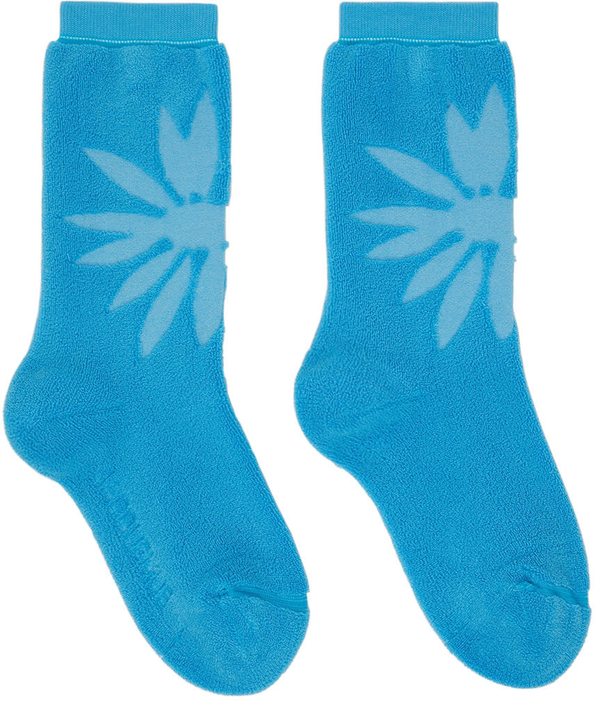 Jacquemus SSENSE Exclusive Blue 'Les Chaussettes Aqua' Socks
