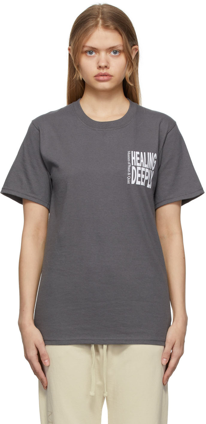Museum of Peace & Quiet Grey Healing Deeply T-Shirt