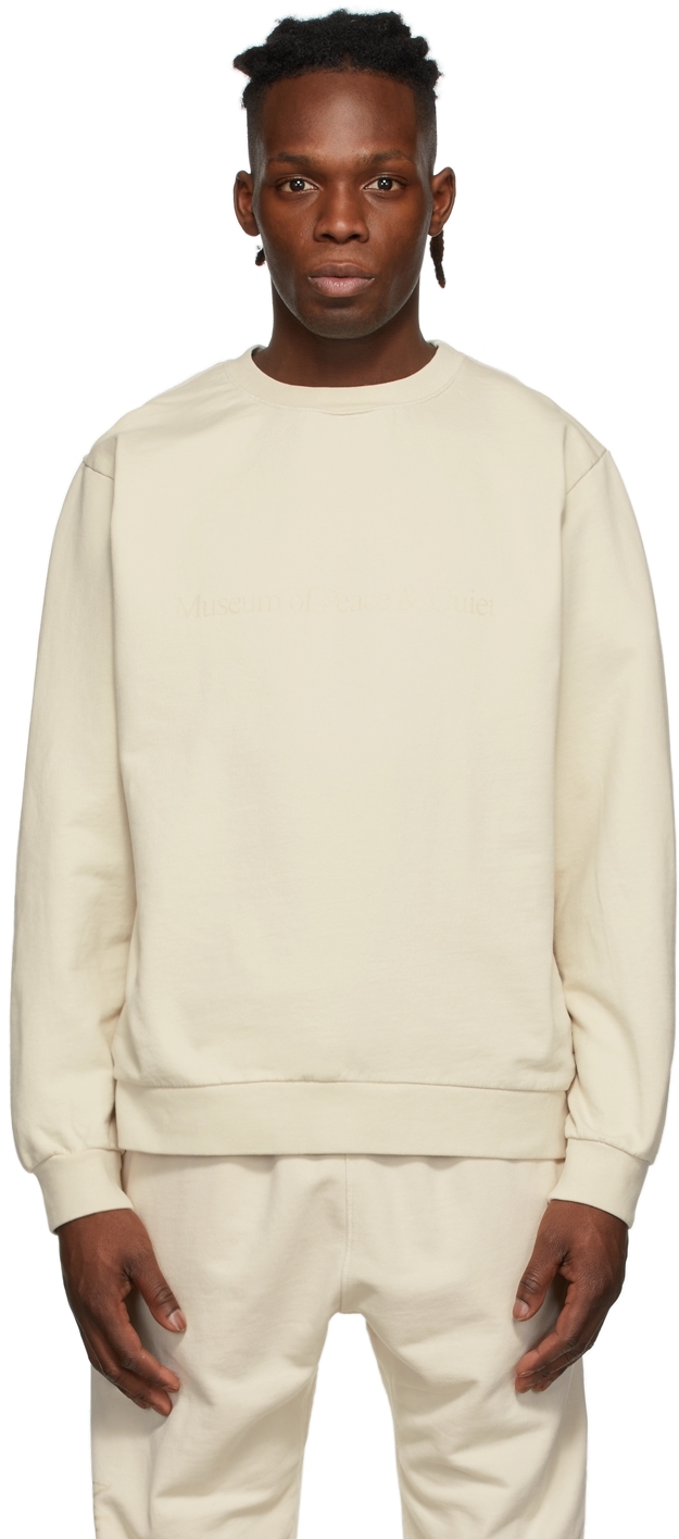 Off-White MoPQ Sweatshirt by Museum of Peace & Quiet on Sale