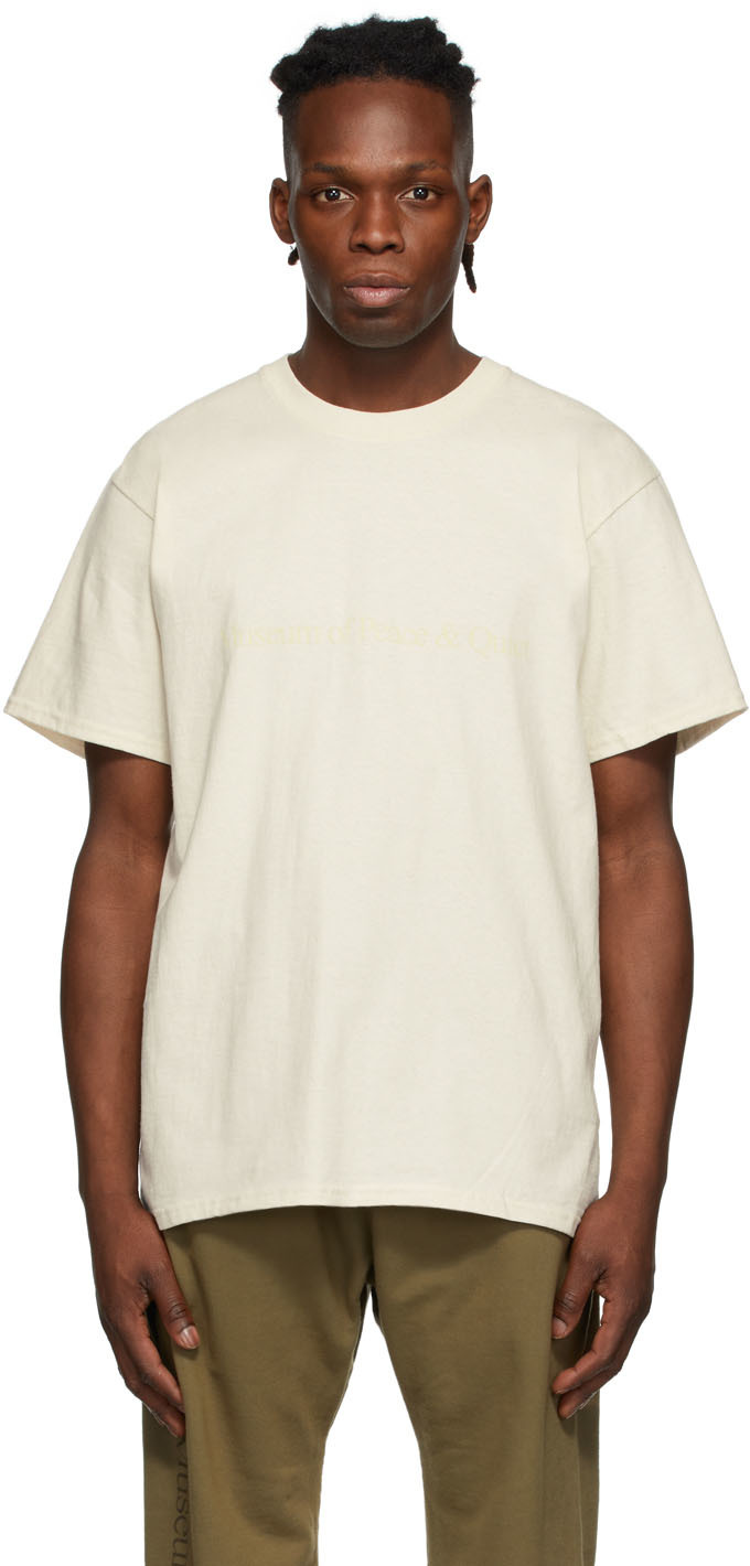 Off-White MoPQ T-Shirt by Museum of Peace & Quiet on Sale