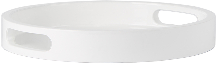 More Joy White 'sex' Catchall Tray In Wood White
