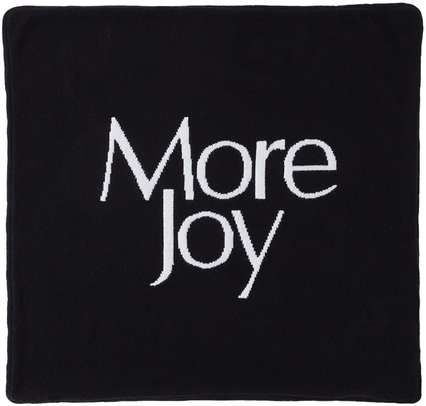 More Joy Black Cashmere '' Cushion Cover